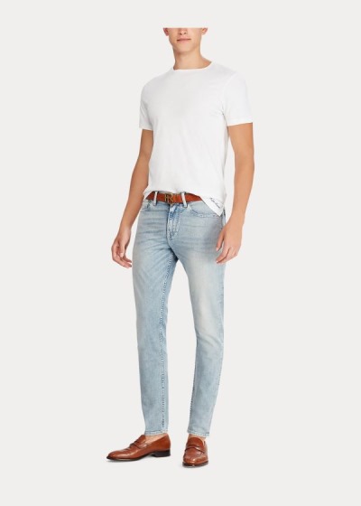 Men's Ralph Lauren Faded Stretch Skinny Jeans | 392874NKT